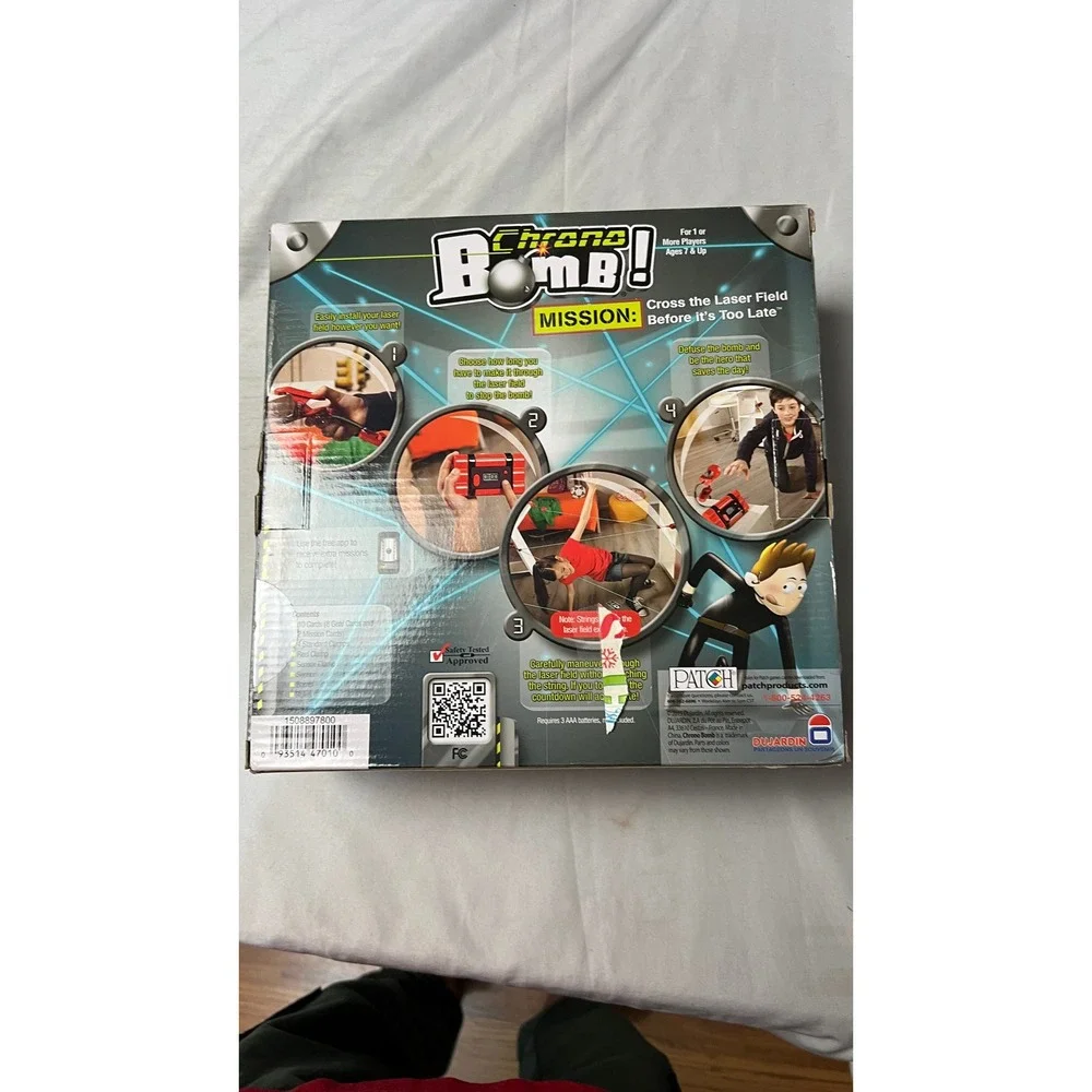 Patch Products Chrono Bomb Laser Field Mission Action Game Spy Theme ages 7+‎